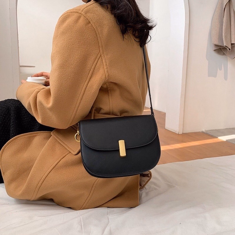 Túi Xách Nữ Đeo Chéo Cao Cấp Khóa Xoay Size 22 T056 - Trùm Sỉ Vn - Ảnh 3