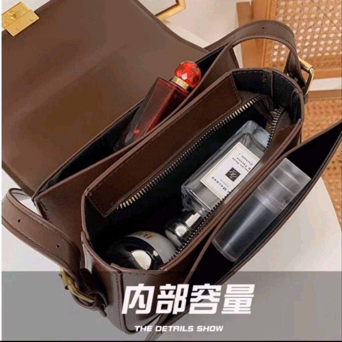 Túi Xách Nữ Kẹp Nách Đeo Chéo Cao Cấp Da Lì Size 22 T071 - Trùm Sỉ Vn - Ảnh 9