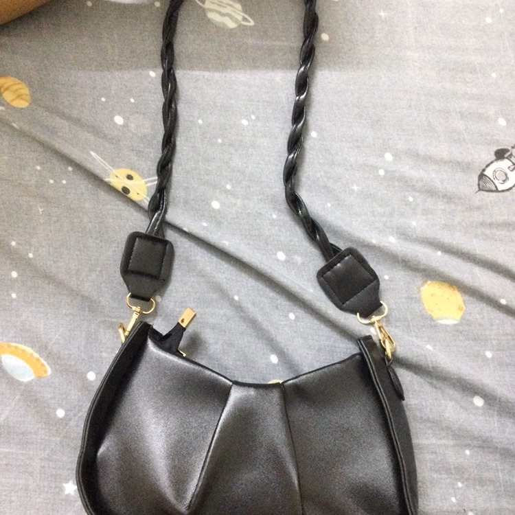 Túi Xách Nữ Đeo Chéo Xếp Ly Cao Cấp Quai Tết Da Lì Size 22 T073 - Trùm Sỉ Vn - Ảnh 7