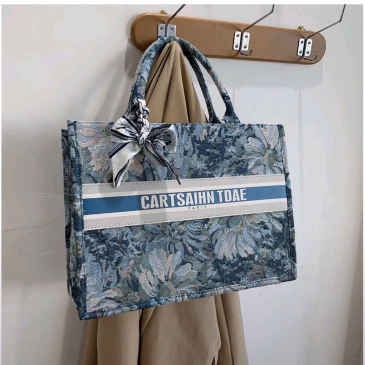 Túi Xách Công Sở Cao Cấp Tặng Kèm Khăn Size 38 T076 - Trùm Sỉ Vn - Ảnh 7