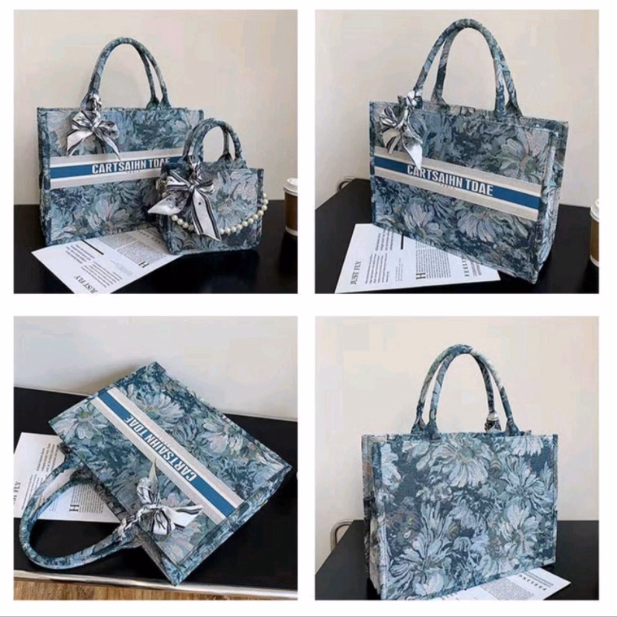 Túi Xách Công Sở Cao Cấp Tặng Kèm Khăn Size 38 T076 - Trùm Sỉ Vn - Ảnh 8