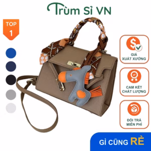 Túi Xách Hm Kelly Cao Cấp Tặng Kèm Khăn 2 Size T080 - Trùm Sỉ Vn
