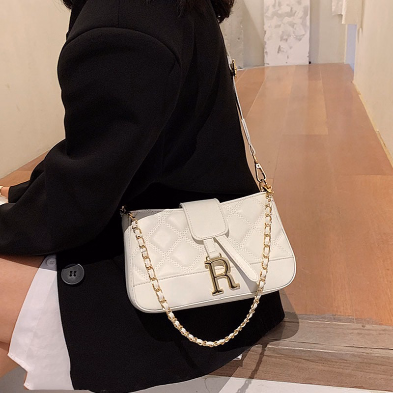 Túi Đeo Chéo Chữ R Và D Cao Cấp Chần Trám 2 Dây Size 20 T081 - Trùm Sỉ Vn - Ảnh 6