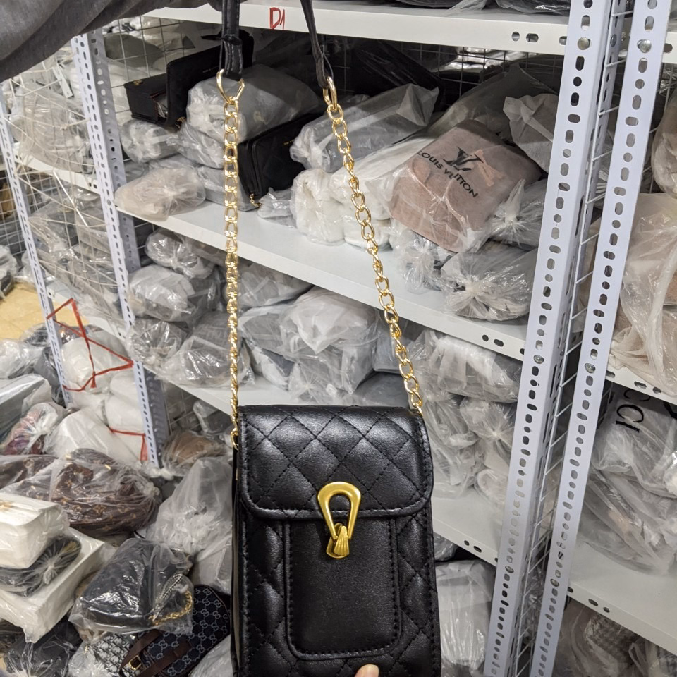 Túi Đeo Chéo Cao Cấp Đựng Điện Thoại Mini Da Chần Trám T087 - Trùm Sỉ Vn - Ảnh 8