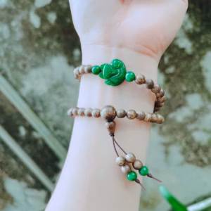 Vòng Tay Trầm Hương Tốc Phối Hồ Ly Cuấn Hai - Thắng Giang