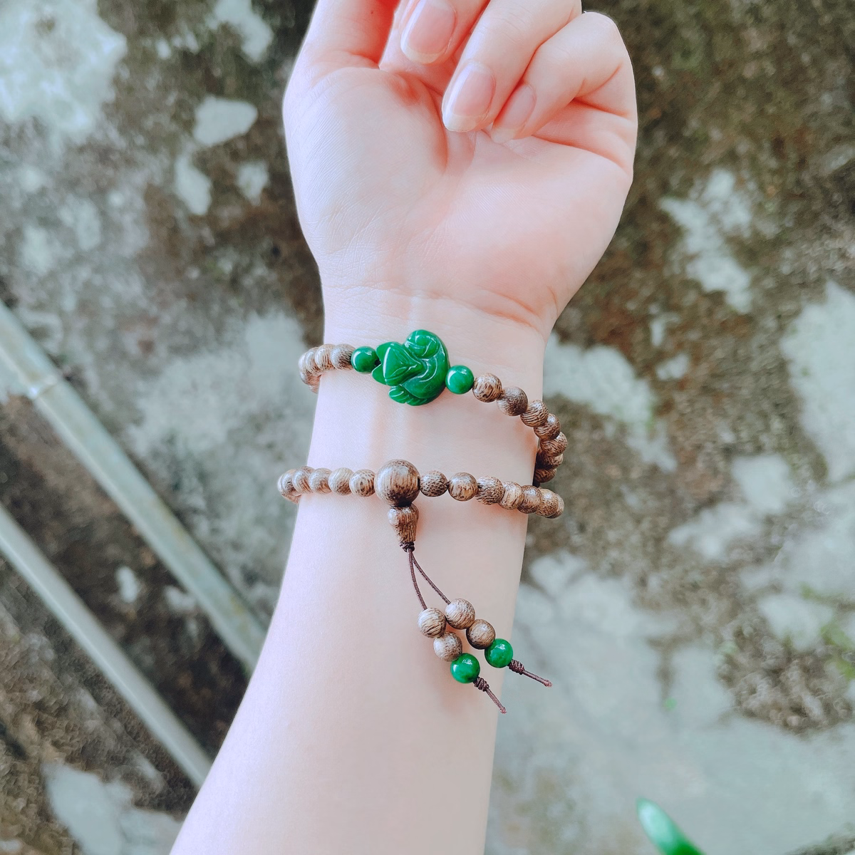 Vòng Tay Trầm Hương Tốc Phối Hồ Ly Cuấn Hai - Thắng Giang - Ảnh 2