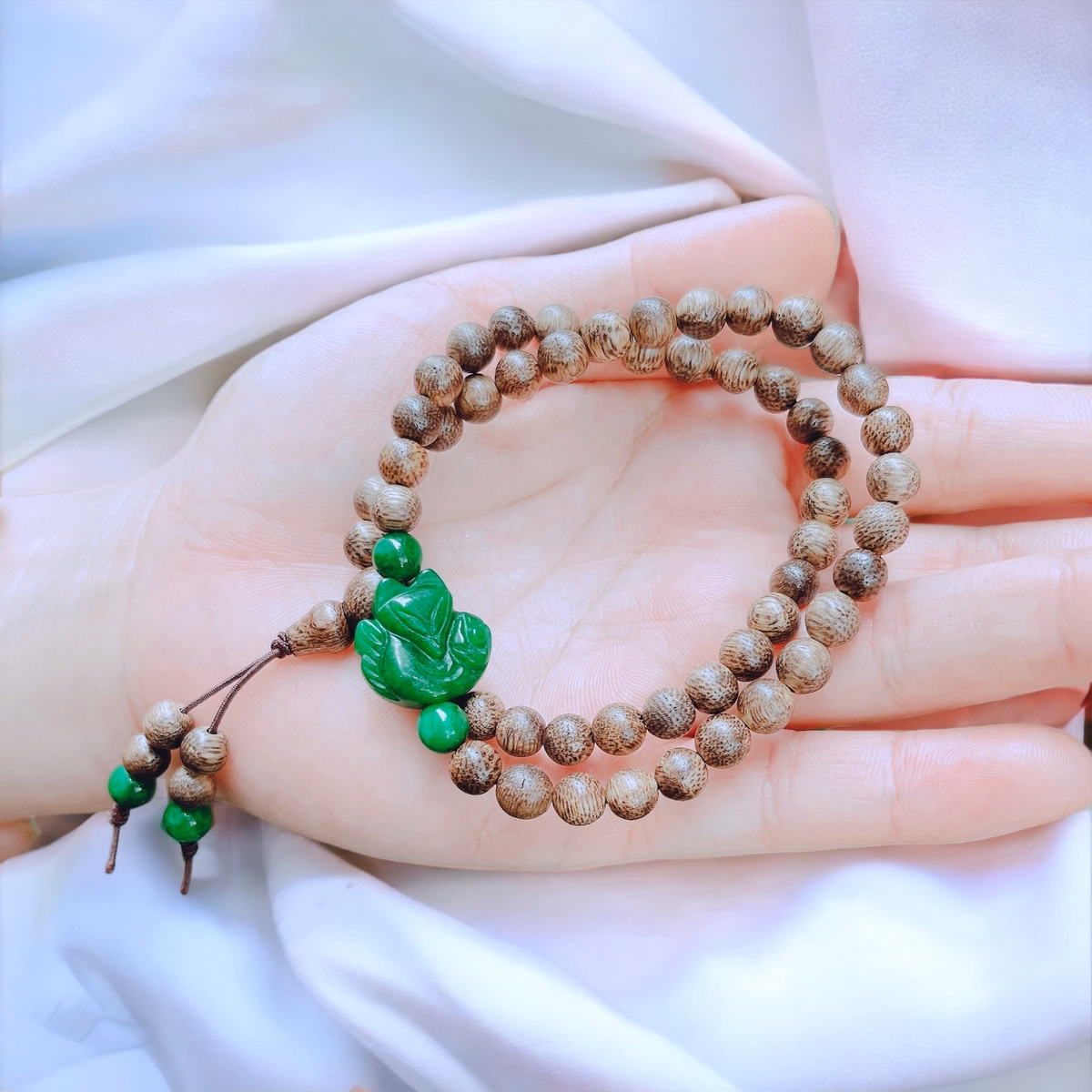 Vòng Tay Trầm Hương Tốc Phối Hồ Ly Cuấn Hai - Thắng Giang - Ảnh 5