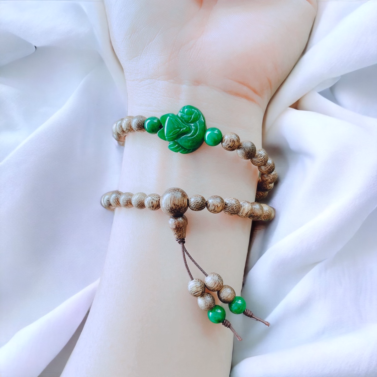 Vòng Tay Trầm Hương Tốc Phối Hồ Ly Cuấn Hai - Thắng Giang - Ảnh 6