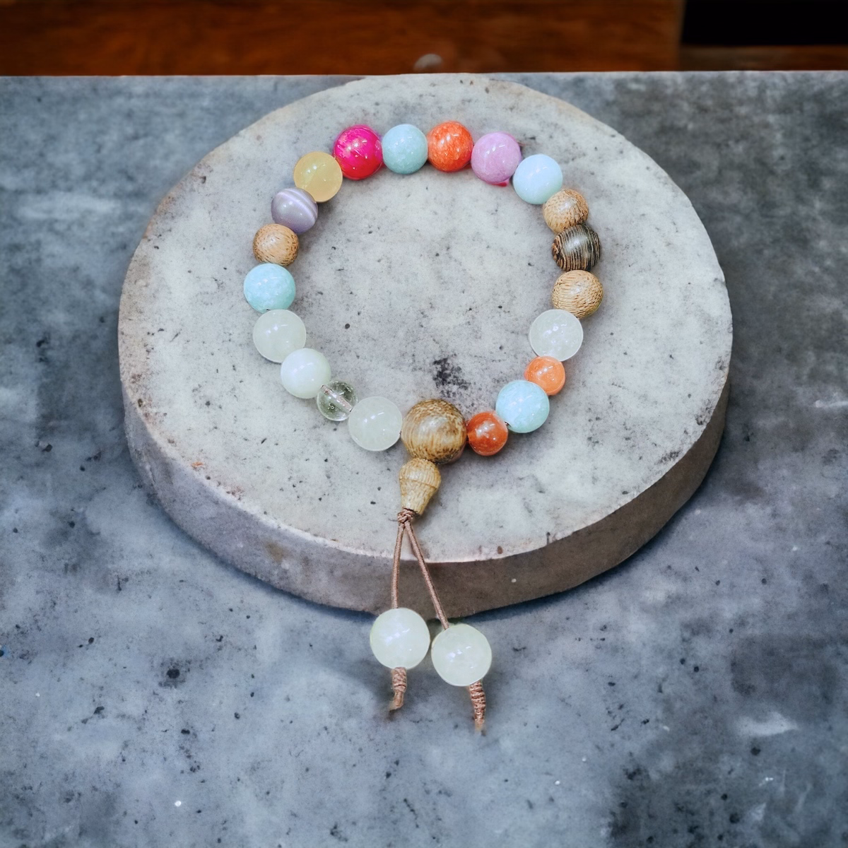 Vòng Tay Đá Phong Thủy Ngũ Hành 8 Ly - Thắng Giang - Ảnh 2