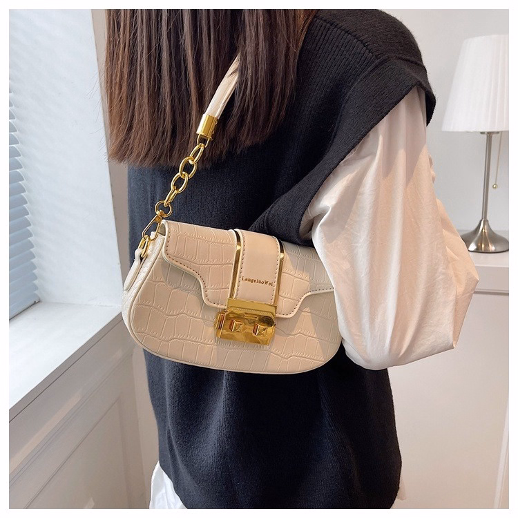 Túi Đeo Chéo Nữ Đeo Vai Xách Tay Cao Cấp Vân Cá Sấu Size 20 T113 - Trùm Sỉ Vn - Ảnh 2