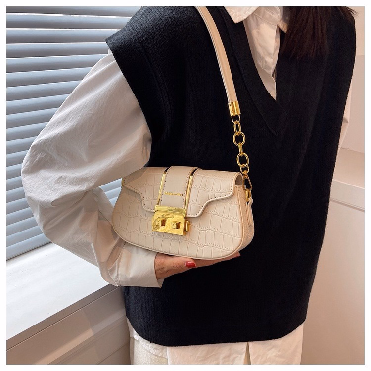 Túi Đeo Chéo Nữ Đeo Vai Xách Tay Cao Cấp Vân Cá Sấu Size 20 T113 - Trùm Sỉ Vn - Ảnh 3
