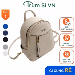 Balo Mini Nữ Cao Cấp Phong Cách Hàn Size 22 B007 - Trùm Sỉ Vn