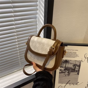 Túi Xách Nữ Nắp Gập Vòng Cung Caro Thoi Chìm - Ausa House