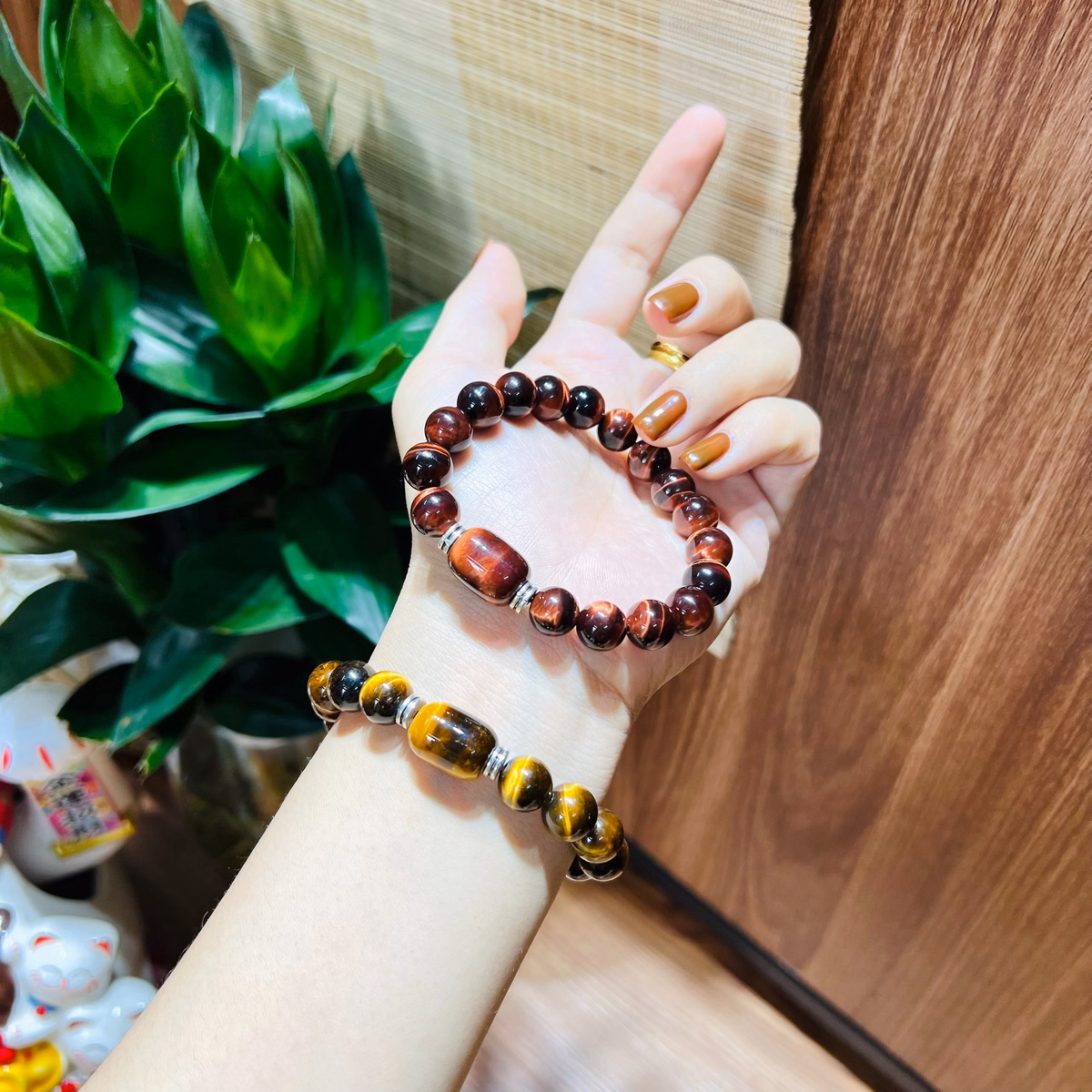 Vòng Tay Lu Thống Thạch Anh Mắt Hổ Thiên Nhiên - Thắng Giang