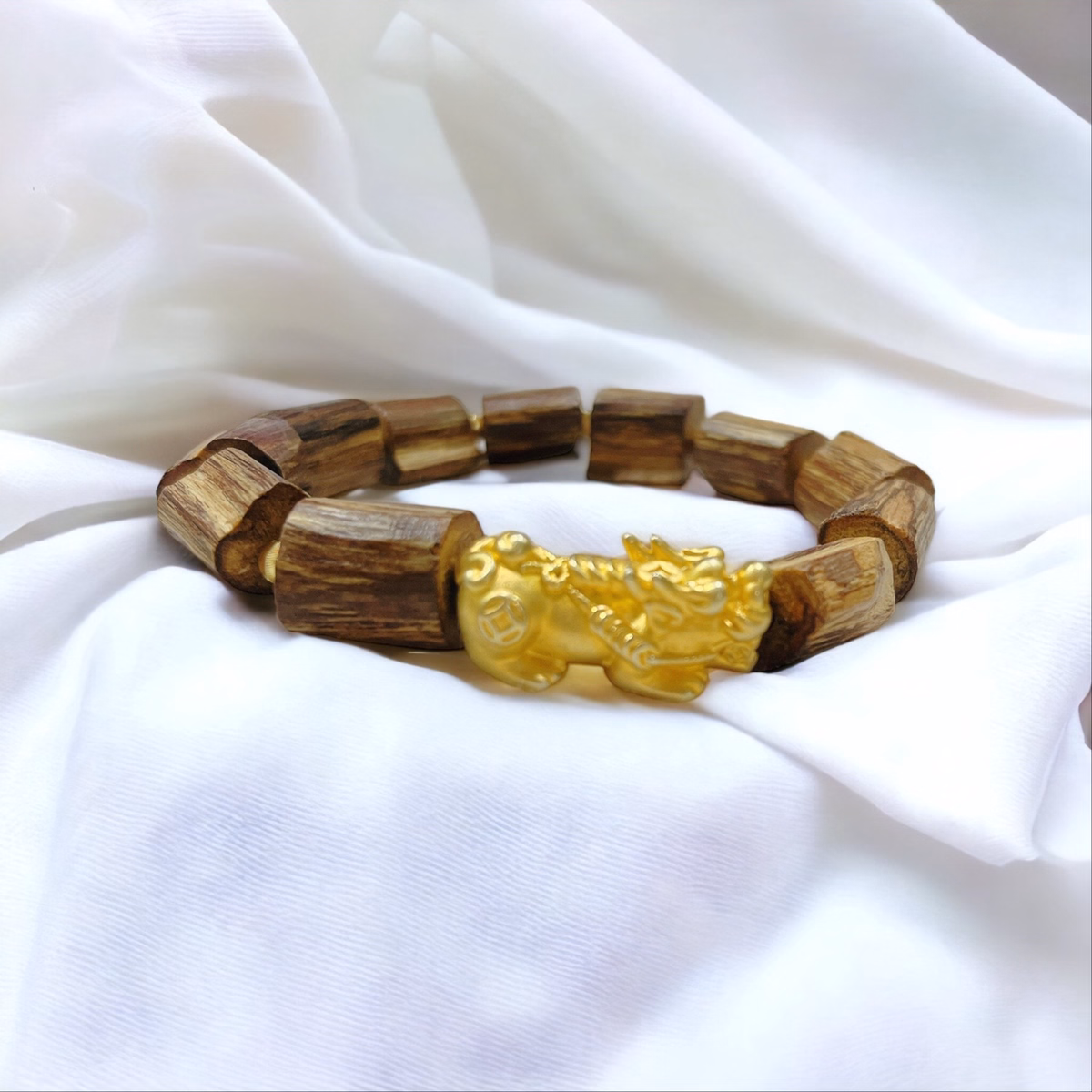 Vòng Tay Trầm Hương Việt Phối Tì Hưu - Thắng Giang - Ảnh 3