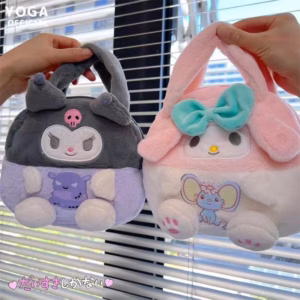Túi Xách Mini Sanrio Kuromi Nhồi Bông Đựng Điện Thoại Kiểu Dáng Hoạt Hình Dễ Thương Cho Bé - Dmastore
