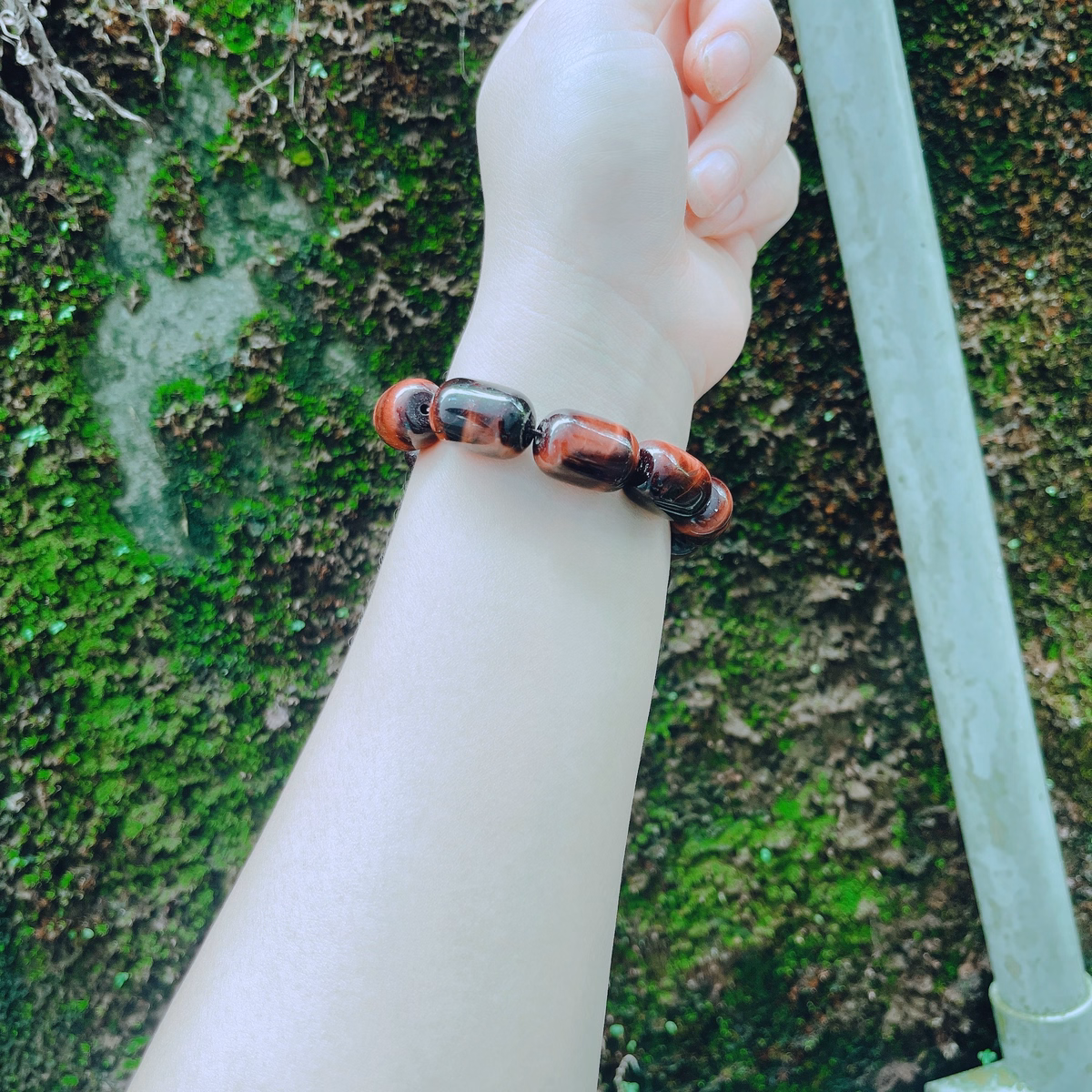 Vòng Tay Nam Lu Thống Thạch Anh Mắt Hổ Nâu Đỏ 12 Ly - Thắng Giang - Ảnh 4