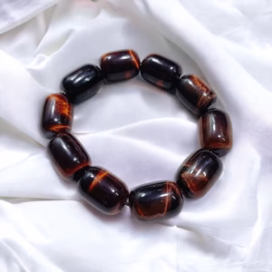 Vòng Tay Nam Lu Thống Thạch Anh Mắt Hổ Nâu Đỏ 12 Ly - Thắng Giang