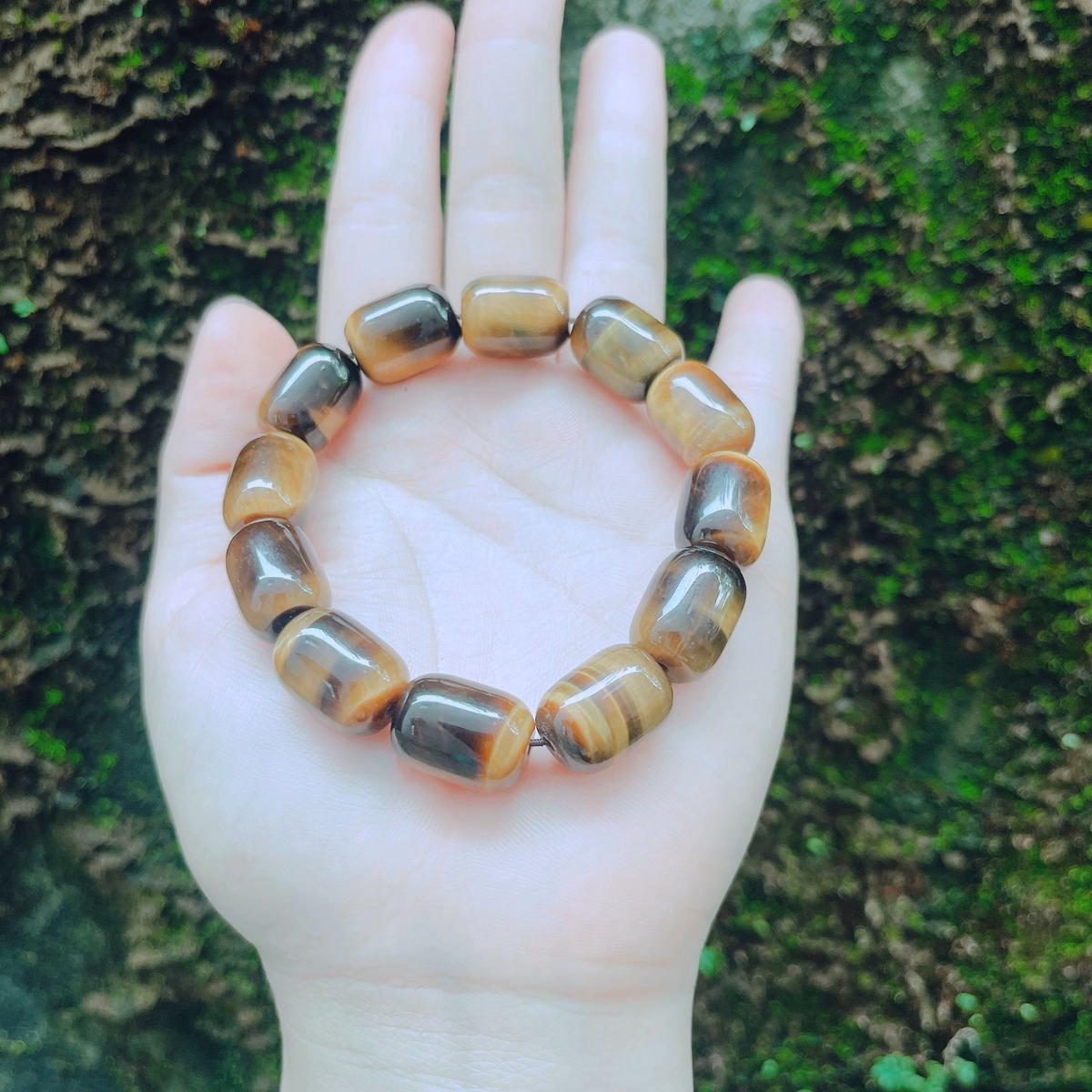 Vòng Tay Nam Lu Thống Đá Thạch Anh Mắt Hổ Nâu Vàng - Thắng Giang - Ảnh 5