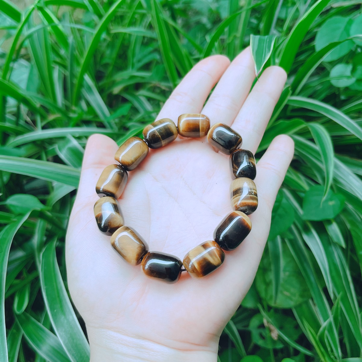 Vòng Tay Nam Lu Thống Đá Thạch Anh Mắt Hổ Nâu Vàng - Thắng Giang - Ảnh 6