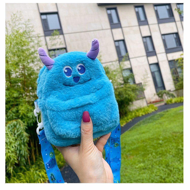 Túi Bao Tử Mini Unisex Hình Quái Vật Sulley Xanh Sullivan Dễ Thương Năng Động - Dmastore - Ảnh 8