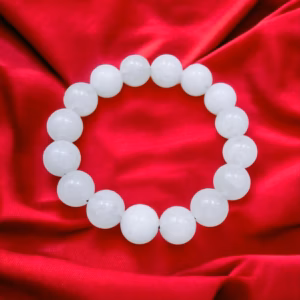 Vòng Tay Nam Thạch Anh Trắng Thiên Nhiên 12 Ly - Thắng Giang