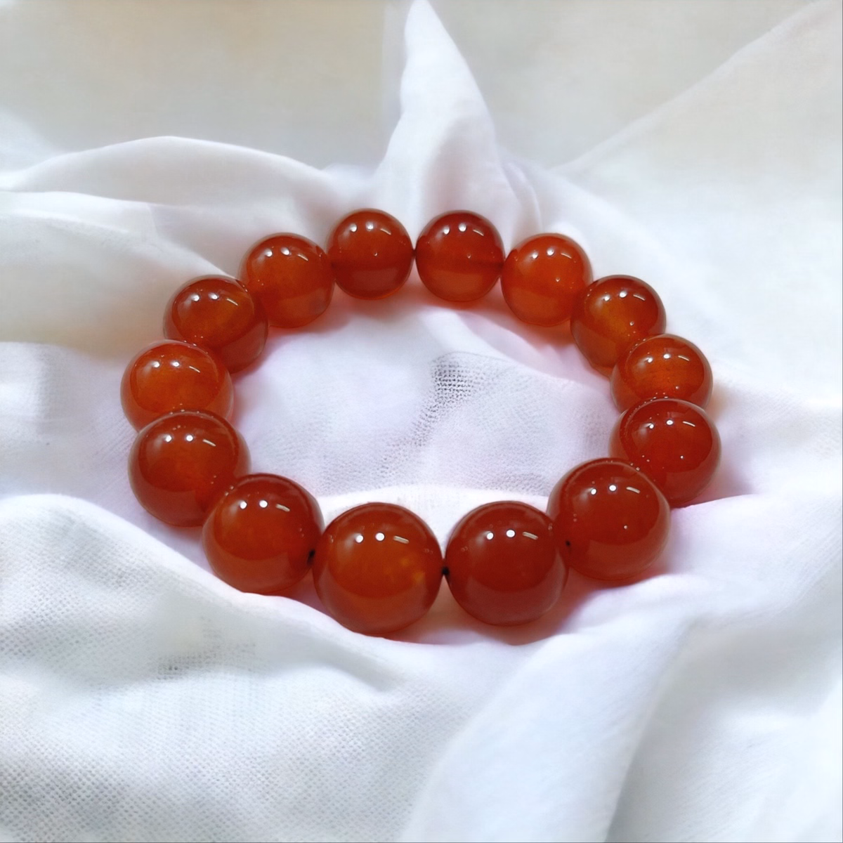 Vòng Tay Nam Đá Mã Não Thiên Nhiên 14 Ly - Thắng Giang - Ảnh 3