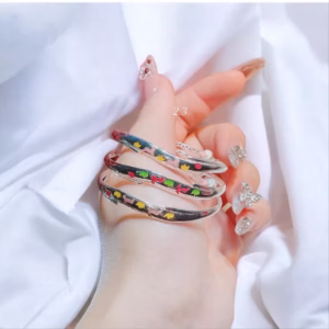 Vòng Tay Sóng Nước Bạc Ta Cao Cấp Dành Cho Bé - Thắng Giang