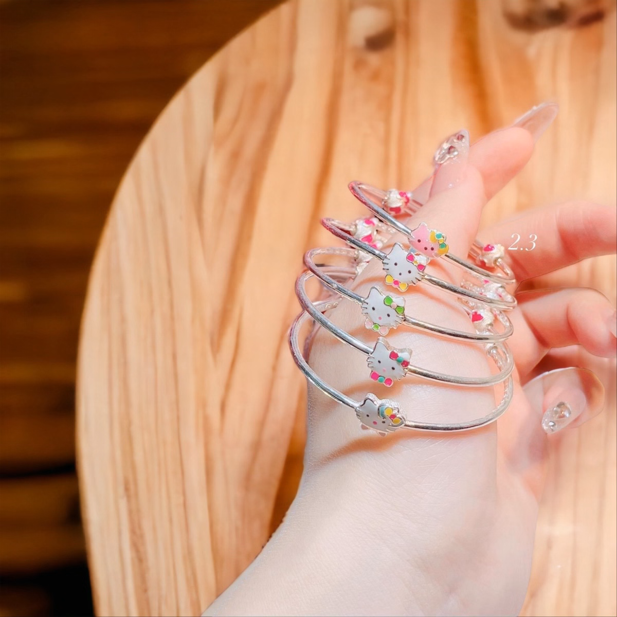 Vòng Tay Kitty Đặc Bạc Ta Cho Bé Có Thẻ Hóa Đơn - Thắng Giang - Ảnh 3