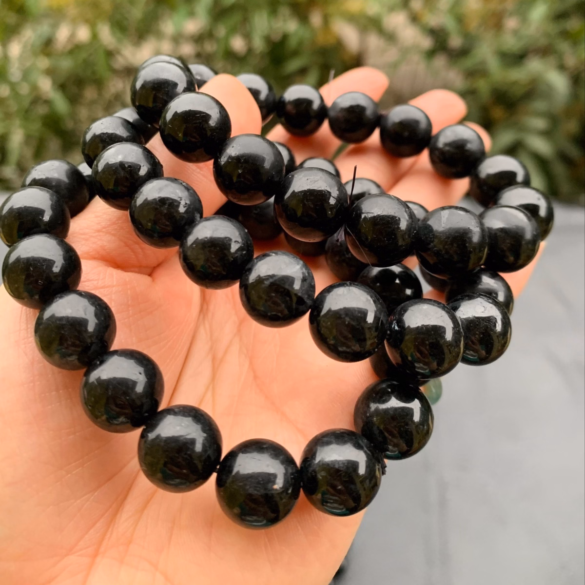 Vòng Tay Nam Đá Mã Não Đen 14 Ly - Thắng Giang - Ảnh 6