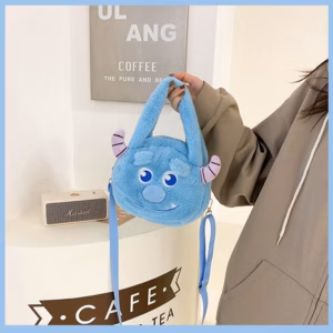 Túi Đeo Chéo Gấu Bông Sulley Monster University Lò Đào Tạo Quái Vật Phong Cách Hoạt Hình Đáng Yêu - Dmastore