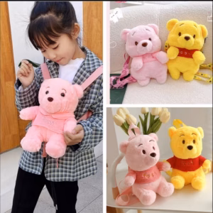 Balo Thú Bông Winnie-The-Pooh Gấu Pooh Nhồi Bông Phong Cách Hoạt Hình Disney Siêu Dễ Thương - Dmastore