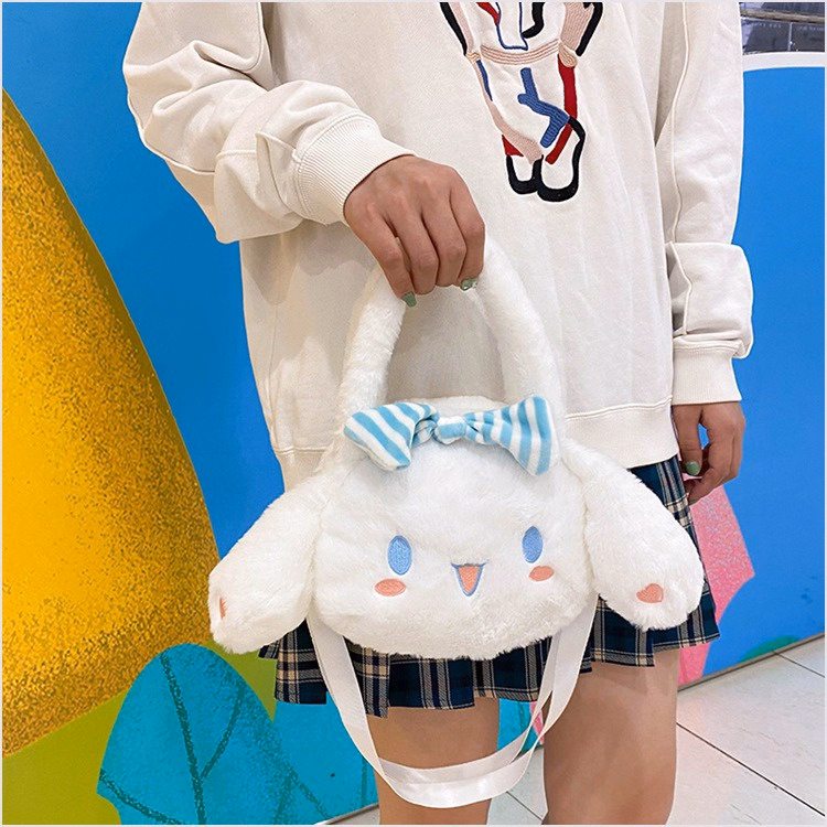 Túi Cinnamoroll Đính Nơ Đeo Chéo Có Quai Xách Phong Cách Lolita Siêu Đáng Yêu - Dmastore - Ảnh 6