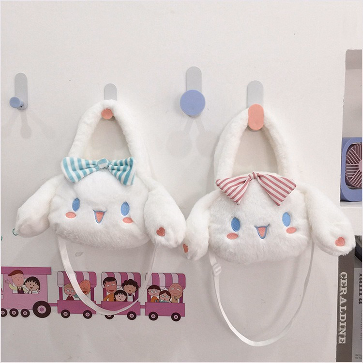 Túi Cinnamoroll Đính Nơ Đeo Chéo Có Quai Xách Phong Cách Lolita Siêu Đáng Yêu - Dmastore - Ảnh 2