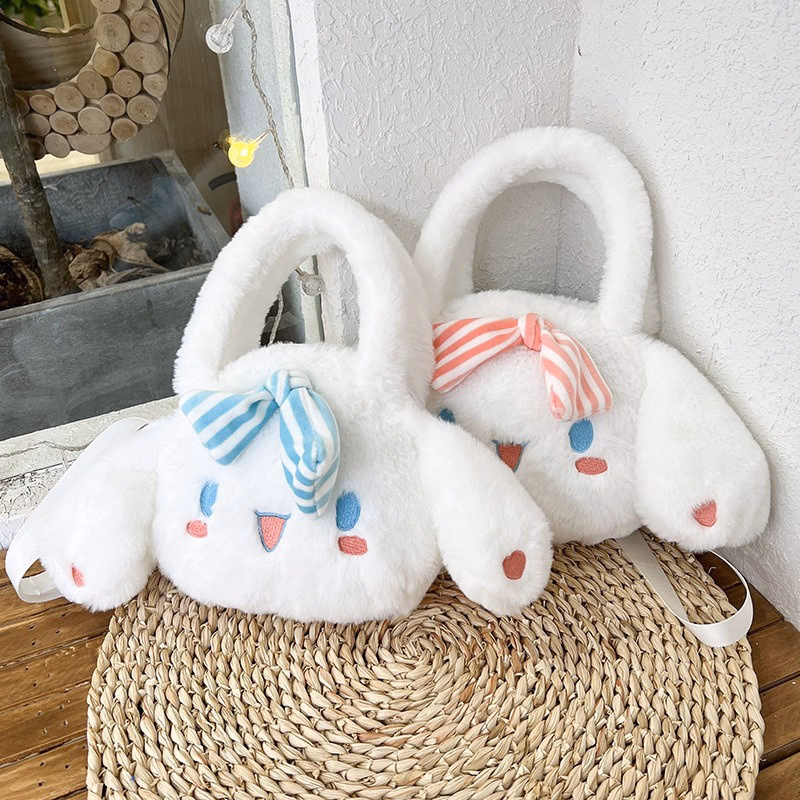 Túi Cinnamoroll Đính Nơ Đeo Chéo Có Quai Xách Phong Cách Lolita Siêu Đáng Yêu - Dmastore - Ảnh 7