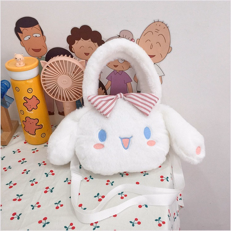 Túi Cinnamoroll Đính Nơ Đeo Chéo Có Quai Xách Phong Cách Lolita Siêu Đáng Yêu - Dmastore - Ảnh 12