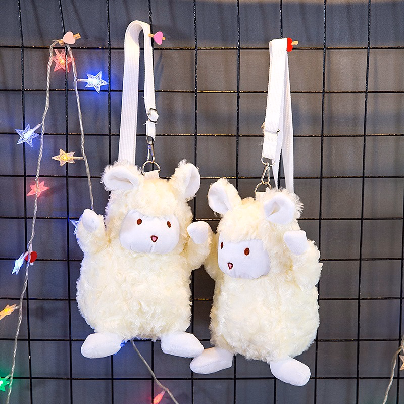 Túi Đeo Chéo Cừu Bông Trắng Nhỏ Bunnies Lamb Siêu Dễ Thương - Dmastore - Ảnh 6
