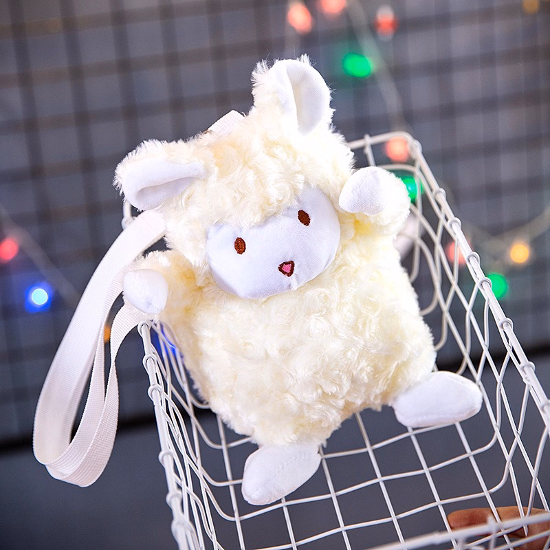 Túi Đeo Chéo Cừu Bông Trắng Nhỏ Bunnies Lamb Siêu Dễ Thương - Dmastore - Ảnh 4