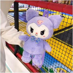 Balo Đeo Vai Kuromi Sanrio Nhồi Bông Size Lớn Phong Cách Lolita Hoạt Hình Nhật Bản Đáng Yêu - Dmastore