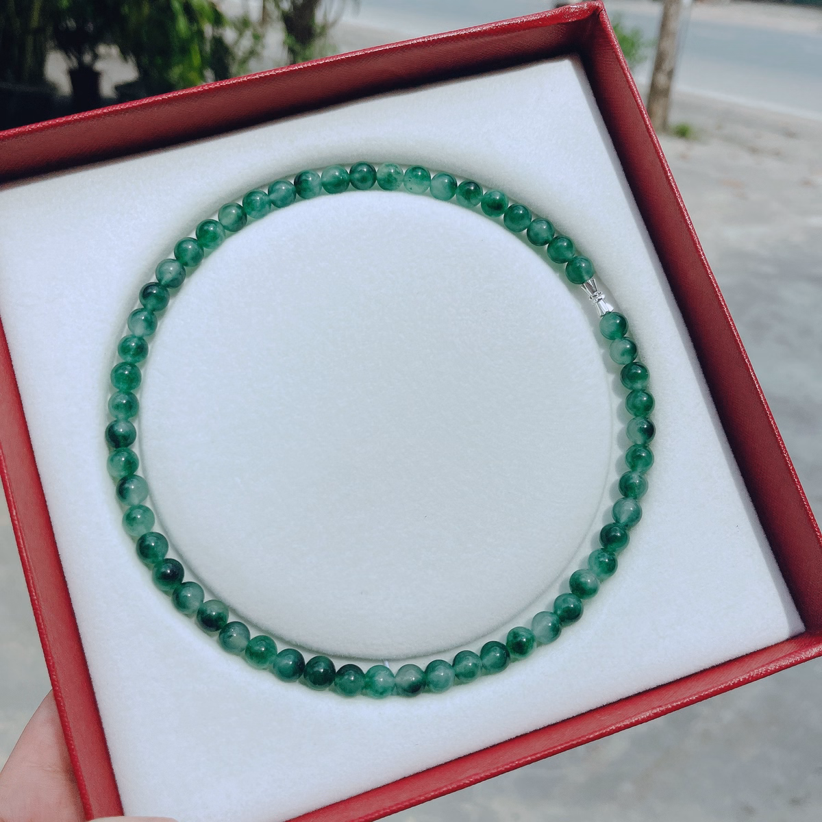 Vòng Cổ Thạch Anh Rêu 8 Ly Thiên Nhiên - Thắng Giang - Ảnh 3