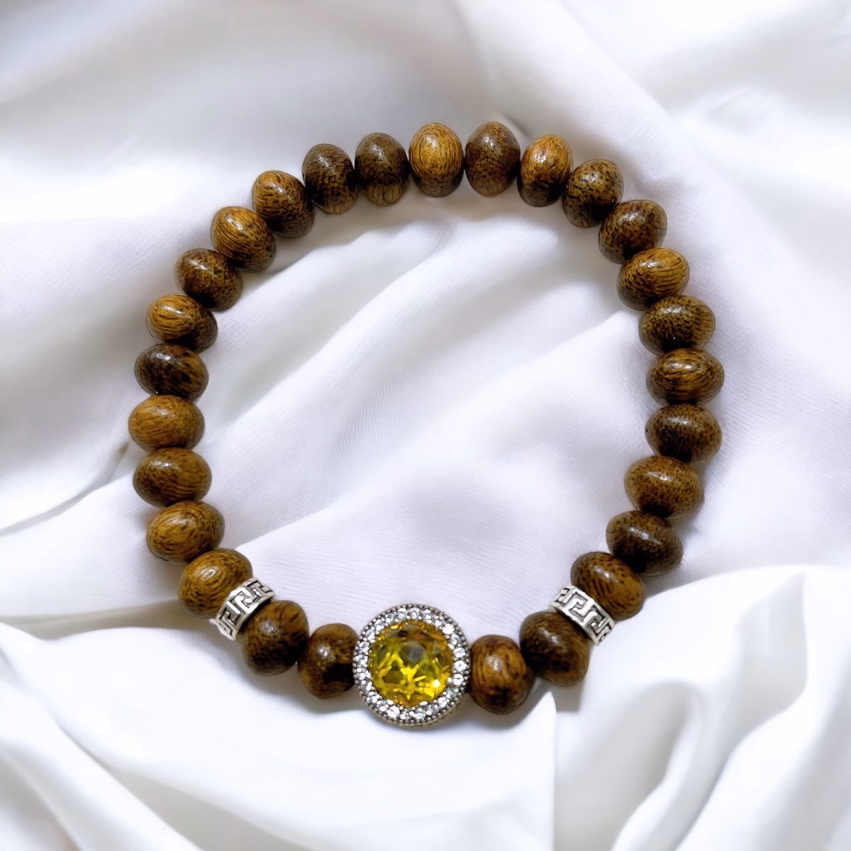 Vòng Tay Pandora Bạc Thái Cao Cấp Phối Trầm Hương Tốc Dẹt - Thắng Giang - Ảnh 4