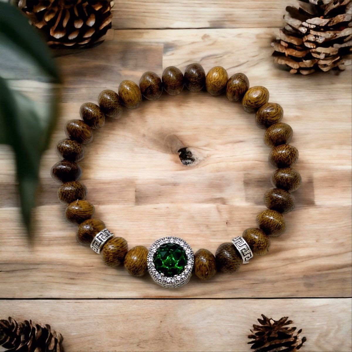 Vòng Tay Pandora Bạc Thái Cao Cấp Phối Trầm Hương Tốc Dẹt - Thắng Giang - Ảnh 6