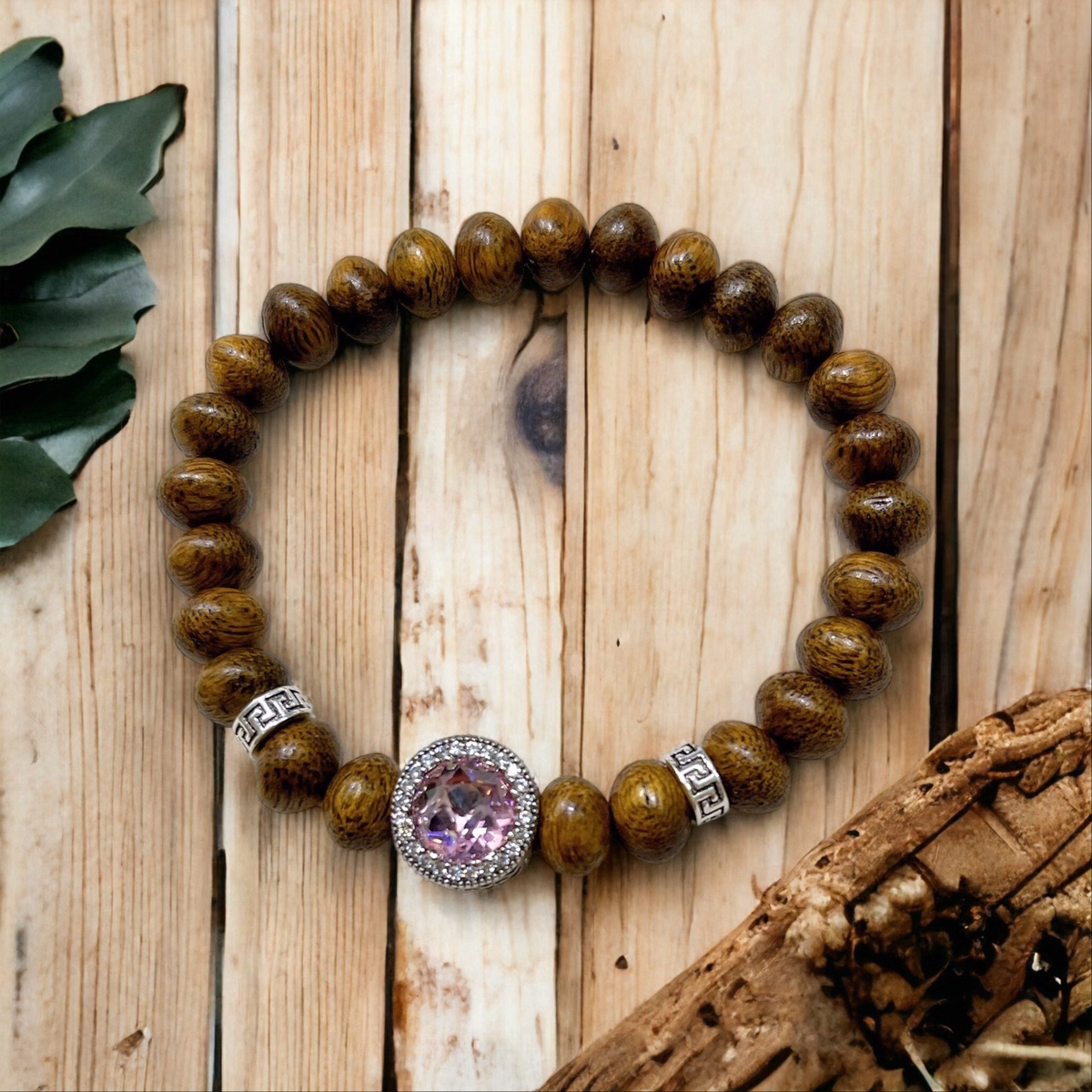 Vòng Tay Pandora Bạc Thái Cao Cấp Phối Trầm Hương Tốc Dẹt - Thắng Giang - Ảnh 7