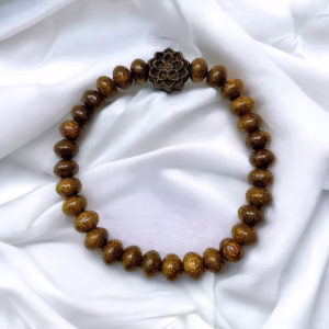 Vòng Tay Sen Trầm Hương Tốc Thiên Dẹt Thiên Nhiên - Thắng Giang