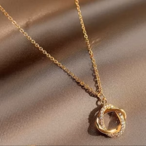 Dây Chuyền Bạc Ta Xi Vàng Mặt Kiểu Cách - Thắng Giang