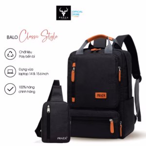 Combo Balo Laptop Cao Cấp Và Túi Đeo Chéo Tiện Dụng Bl182Dc095 - Praza