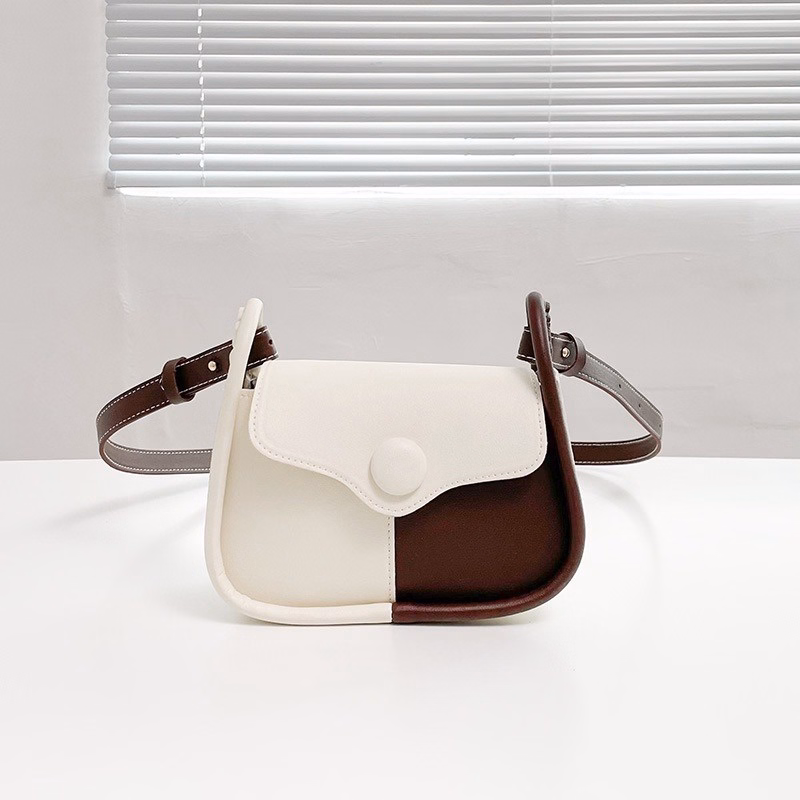 Túi Đeo Chéo Nữ Đeo Vai Da Mềm Vá Màu 354 - Lartia Fashion - Ảnh 8