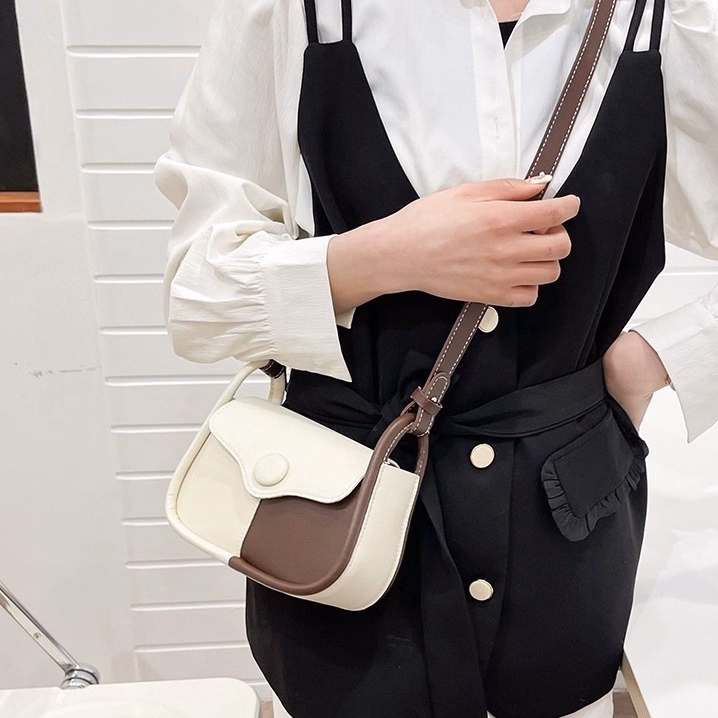 Túi Đeo Chéo Nữ Đeo Vai Da Mềm Vá Màu 354 - Lartia Fashion - Ảnh 6