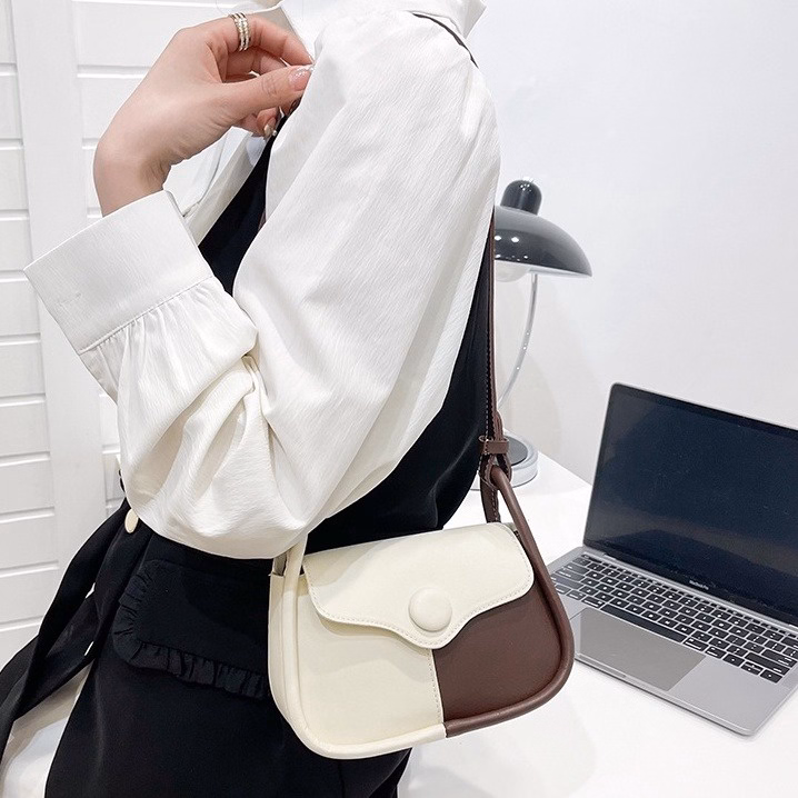 Túi Đeo Chéo Nữ Đeo Vai Da Mềm Vá Màu 354 - Lartia Fashion - Ảnh 10