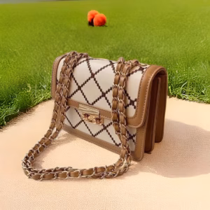 Túi Xách Nữ Trám Viền Nâu – Phong Cách Và Đẳng Cấp Wh59 - W20 - Winnie House